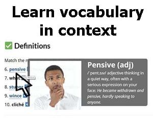 Learn English vocabulary in context with images