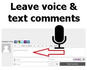 Leave voice and text comments at LELB Society to learn asynchronously