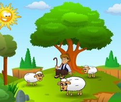 The Shepherd Boy at LELB Society with podcast and new words to learn English from Aesop's Fables