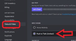 How to enable push-to-talk on Discord for online group classes on IELTS & TOEFL at LELB Society