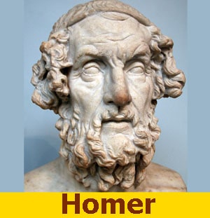 Homeric in visual dictionary and thesaurus with synonyms