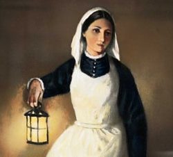 Reading practice on Florence Nightingale with vocabulary practice