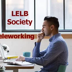 English presentation on the pros and cons of teleworking at LELB Society