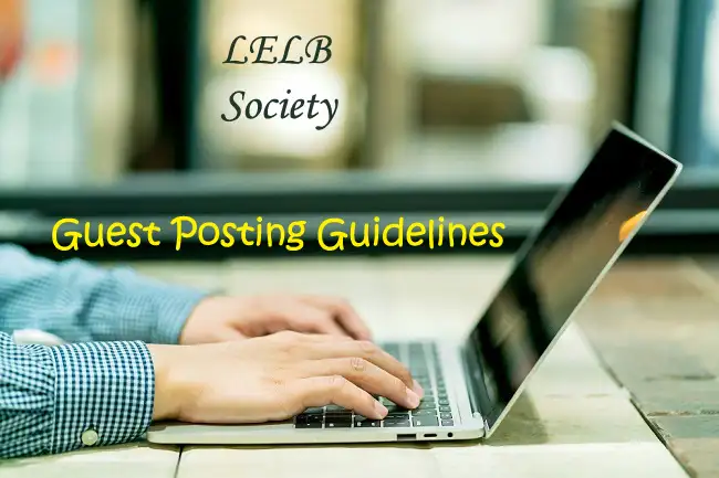 Guest posting guidelines for the LELB Society blog