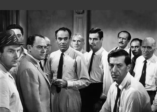 12 Angry Men movie review and analysis in Film Criticism Course forum for advanced ESL students