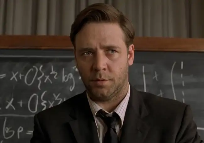 A Beautiful Mind movie review and analysis in film criticism course forum for advanced ESL students