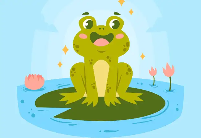 The Ox and the Frog from Aesop with video and vocabulary practice for ESL students