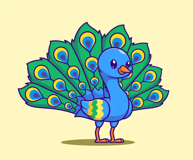 The Peacock and the Crane by Aesop for ESL students with a podcast and vocabulary practice in real context
