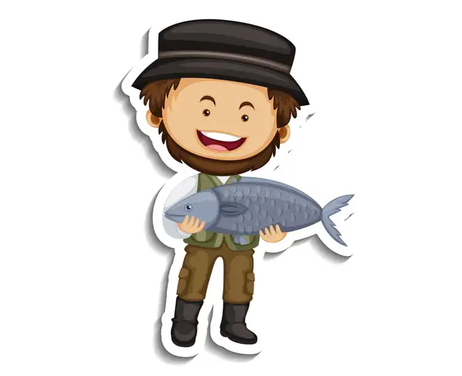 The Fisherman and the Sprat by Aesop for ESL students with a podcast and vocabulary practice in real context