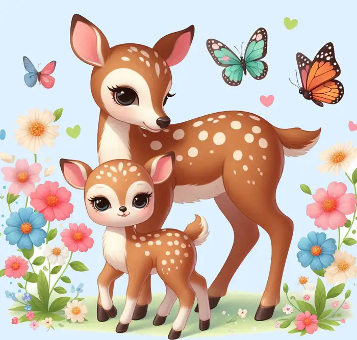 The Fawn and His Mother by Aesop for ESL Students