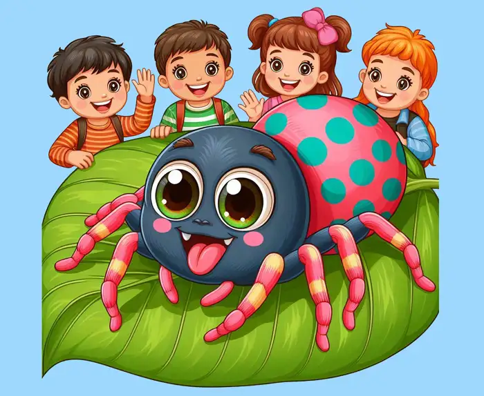 The Itsy Bitsy Spider Song for Kids by Bita Hariri Asl with Lyrics and Video