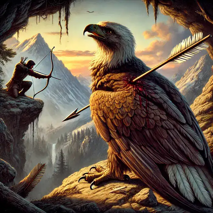 The Eagle and the Arrow by Aesop with Vocabulary