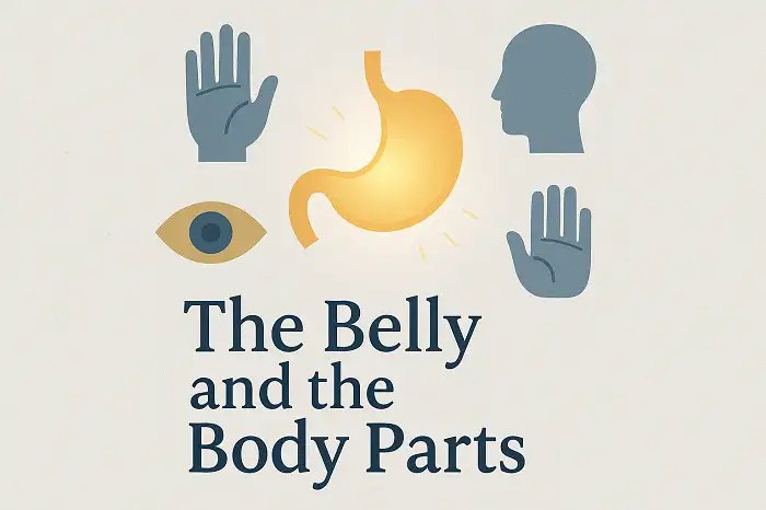 The Belly and the Body Parts by Aesop with a Video