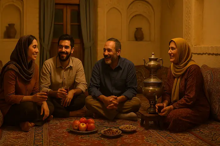 فرهنگ شب‌نشینی در ایران - از چای تا خاطره