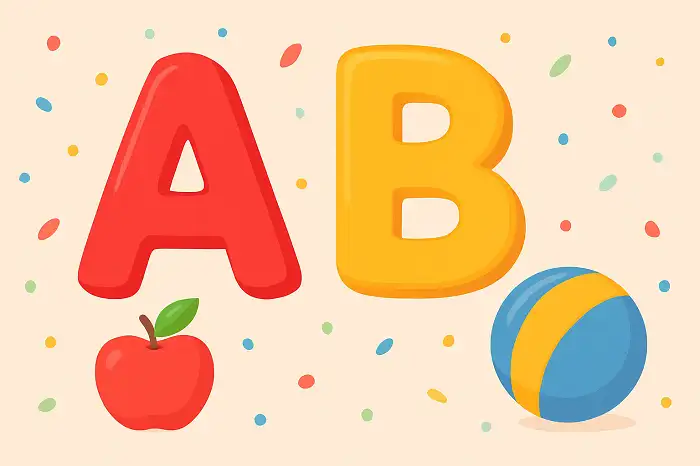 Learn the English Alphabet for Kids | Letters A and B