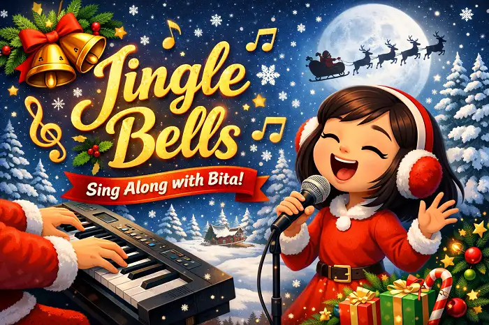 Jingle Bells Lyrics – Sing Along with Bita | Christmas Song