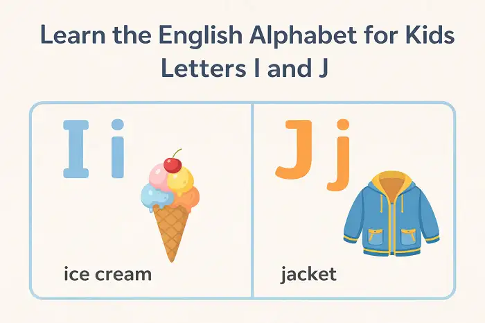 English Alphabet for Kids – Lesson 5 (Letters I & J) with Bita Hariri