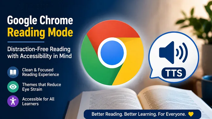Google Chrome Reading Mode for Accessibility and Focus