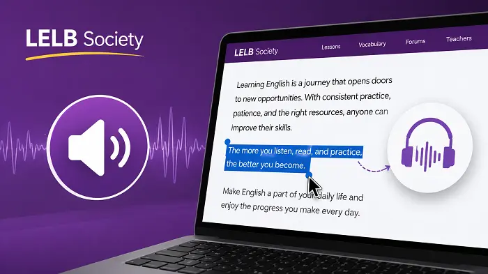 Listen to Any Text on LELB Society with On-Demand Text-to-Speech