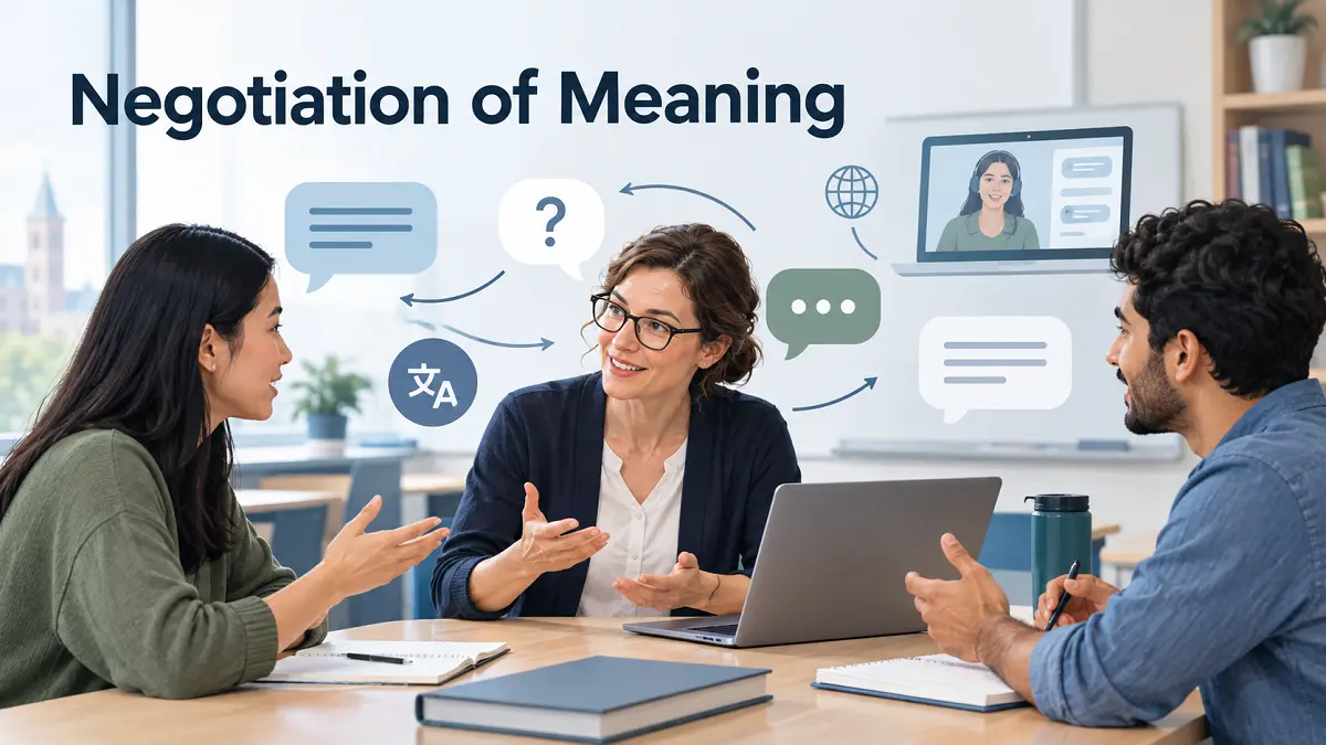 Negotiation of Meaning in Second Language Learning