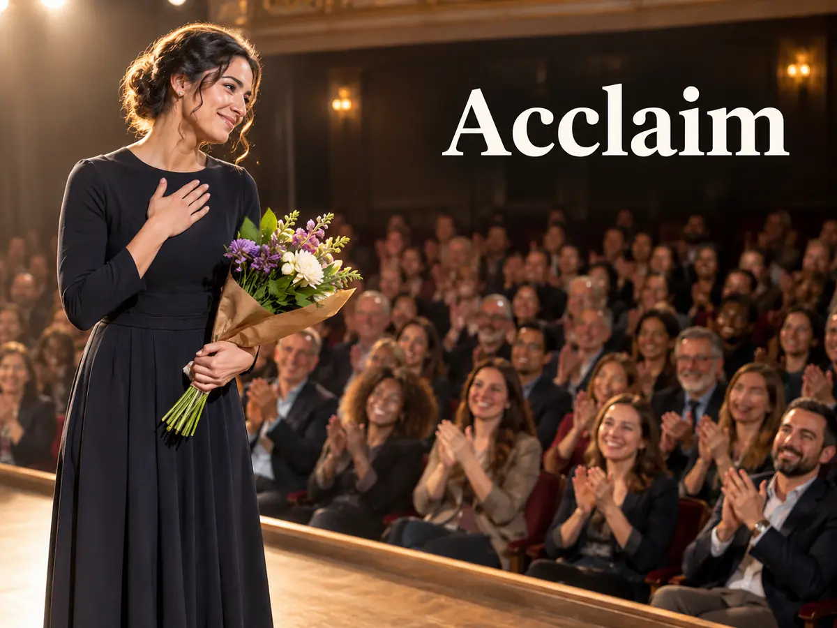 Acclaim Definition in Context with Images & Video
