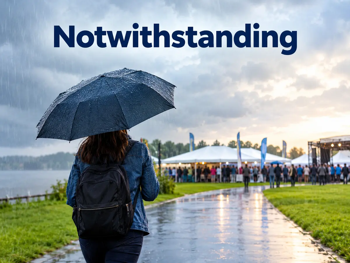 Notwithstanding Definition in Context with Images & Video