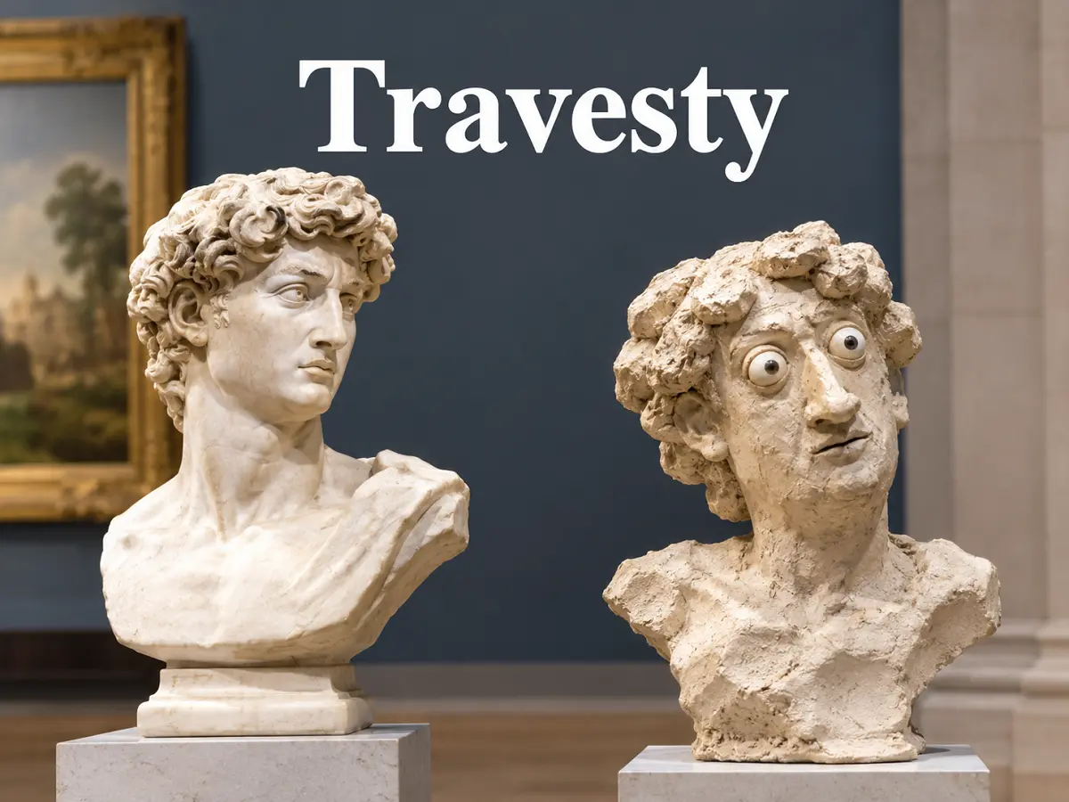 Travesty Definition in Context with Images & Video